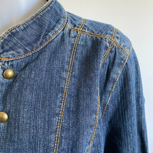 Faded Glory Denim Coat Vintage - Picture 13 of 16